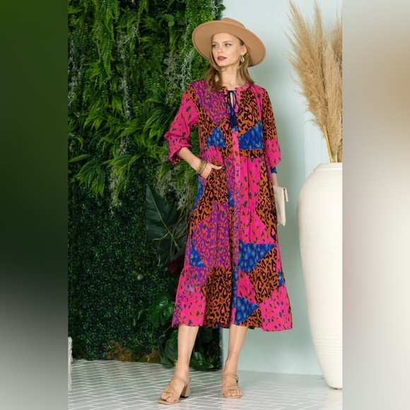 🔥Joh Apparel🔥Waldina Printed dress. - Picture 4 of 4